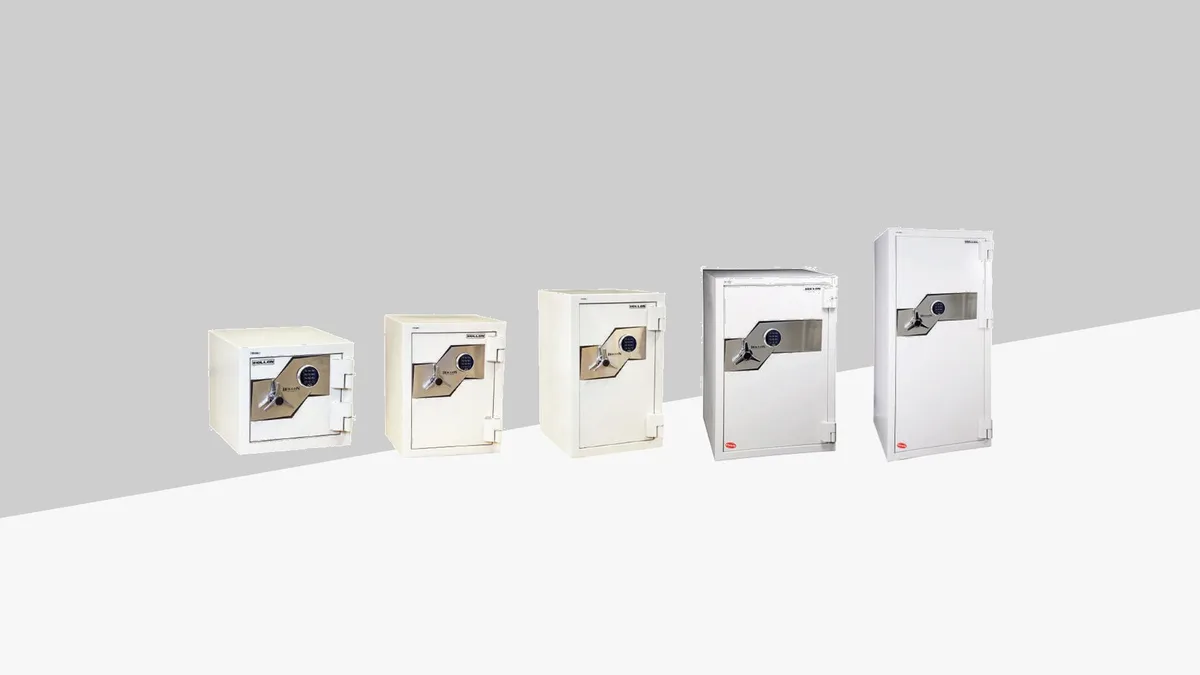 Fire and burglary safes